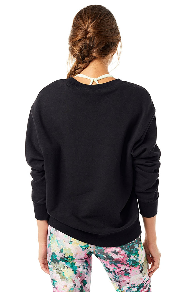 Mandala Om Sweater Black
