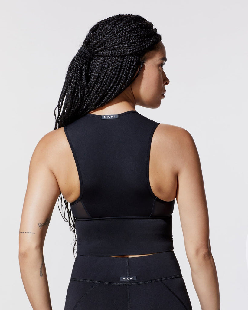 MICHI Ignite Crop Top Black