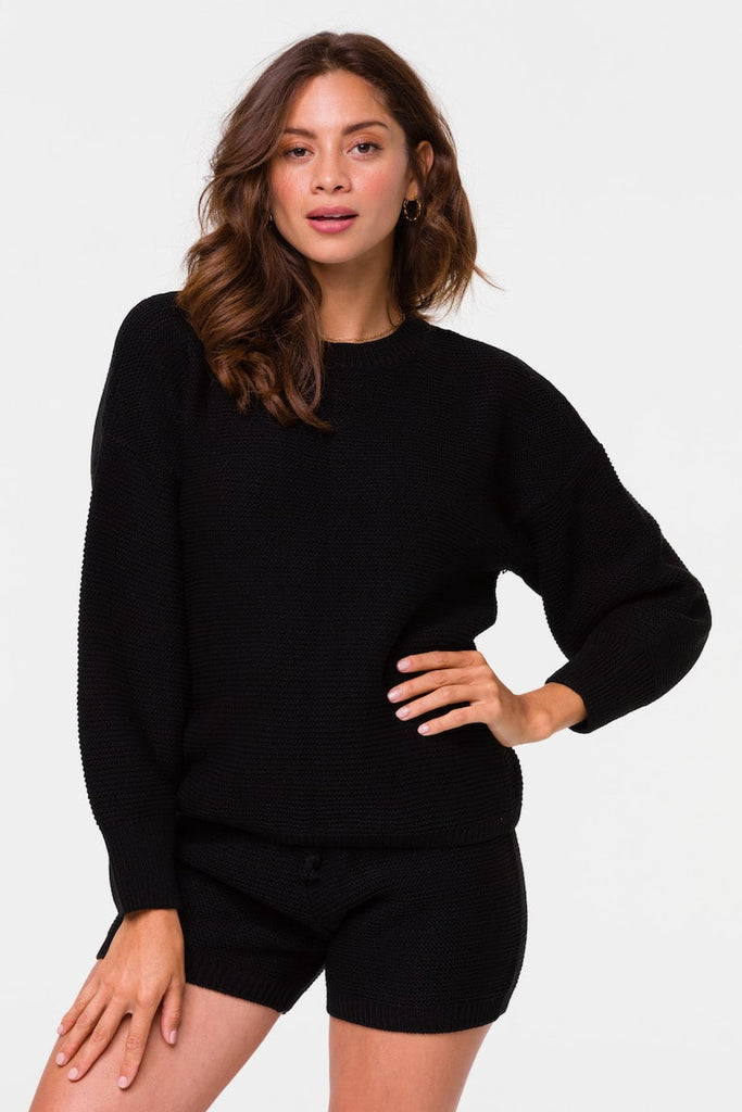Onzie Cozy Knit Sweater Black