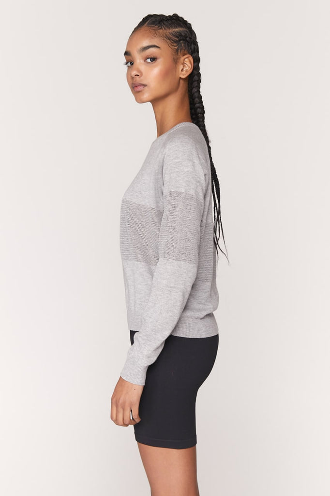 Spiritual Gangster On the Go Coolmax Sweater Heather Grey